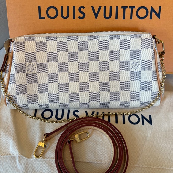 Louis Vuitton Damier Azur Eva Clutch--DISCONTINUED! - Picture 2 of 10